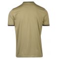 Mens Sage Green Twin Tipped S/s T Shirt 107976 by Fred Perry from Hurleys