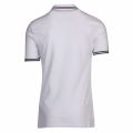 Mens Optical White Tipped Logo Badge Slim Fit S/s Polo Shirt 39417 by Love Moschino from Hurleys