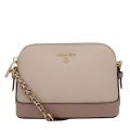 Womens Soft Pink/Fawn Jet Set Extra Small Dome Crossbody Bag 88531 by Michael Kors from Hurleys