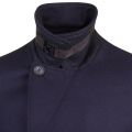 Mens Navy Zachary Wool Peacoat 14227 by Ted Baker from Hurleys