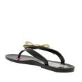 Womens Black Suzzip Bow Flip Flops 50092 by Ted Baker from Hurleys