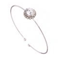 Womens Silver & Clear Crystal Sappelle Fine Cuff Bracelet 33146 by Ted Baker from Hurleys