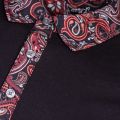 Mens Black Turner Paisley Trim S/s Polo Shirt 64212 by Pretty Green from Hurleys