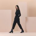 Womens Black Solitude Jumpsuit 92445 by Barbour International from Hurleys