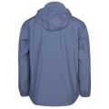 Mens Mist Blue Hooded Zip Through Jacket 24193 by Lyle & Scott from Hurleys