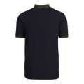 Mens Navy Space Dye Tipped S/s Polo Shirt 97640 by Fred Perry from Hurleys
