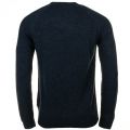 Heritage Mens Forest Mix Staple Lambswool Crew Jumper 64754 by Barbour from Hurleys