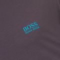 Mens Dark Grey Embroidered Logo Lounge Tee Shirt 9984 by BOSS from Hurleys