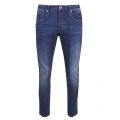 Mens Dark Aged 3301 Straight Tapered Jeans 35046 by G Star from Hurleys