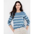 Womens Engineered Stripe Harbour Saltwash L/s T Shirt 105390 by Joules from Hurleys