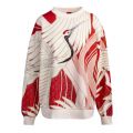 Womens Natural/Red Dashimaki Print Sweat Top 84045 by HUGO from Hurleys