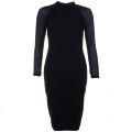 Womens Black Wrenti Fitted Rib L/s Dress 62031 by Ted Baker from Hurleys