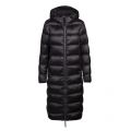 Womens Black Leah Padded Hooded Coat 48898 by Parajumpers from Hurleys