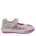 Baby Silver Glitter Daisy Dolly Shoes (20-24) 39318 by Lelli Kelly from Hurleys