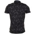 Mens Charcoal Novacas Floral S/s Polo Shirt 9766 by Ted Baker from Hurleys