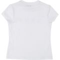 Girls White Shiny Branded Logo S/s T Shirt 36521 by DKNY from Hurleys