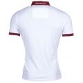 Amarni Jeans Mens White Contrast Collar S/s Polo Shirt 61269 by Armani Jeans from Hurleys