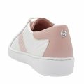 Womens White/Rose Colby Embossed Trainers 74989 by Michael Kors from Hurleys