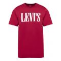 Mens Earth Red Relaxed Fit Graphic 90s S/s T Shirt 57788 by Levi's from Hurleys
