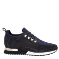 Mens Navy Suede BTLR Hiker Trainers 41874 by Mallet from Hurleys