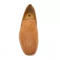 H By Hudson Mens Tan Ipanema Weave Shoe