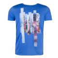 Casual Mens Bright Blue TouchUp 2 S/s T Shirt 26320 by BOSS from Hurleys