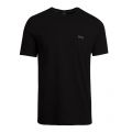 Athleisure Mens Black Tee Small Logo S/s T Shirt