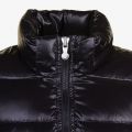 Womens Black Authentic Fur Shiny Jacket 13963 by Pyrenex from Hurleys