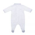 Baby Pale Blue/White Hat + Babygrow Set 101854 by BOSS from Hurleys