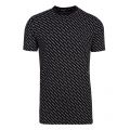 Mens Black Multi Print Logo S/s T Shirt 59220 by Dsquared2 from Hurleys