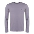 Mens Anthracite Small Logo Regular Fit L/s T Shirt 30854 by Emporio Armani from Hurleys