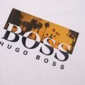 Casual Mens White Tsummer 6 S/s T Shirt 74341 by BOSS from Hurleys