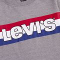 Boys Grey Heather Graphic Logo S/s T Shirt 81424 by Levi's from Hurleys