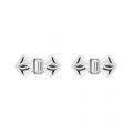 Womens Silver/Crystal Susli Solitaire Bow Studs 43544 by Ted Baker from Hurleys