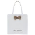 Womens White Vallcon Bow Large Icon Bag 25686 by Ted Baker from Hurleys