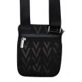 Mens Black Contrau Pouch Cross Body Bag 102708 by Valentino from Hurleys