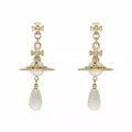 Vivienne Westwood Earrings Womens Gold/Pearl Pearl Drop