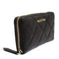 Womens Black Ocarina Quilted Zip Around Purse 53859 by Valentino from Hurleys
