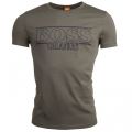 Mens Dark Green Typical 1 Reg S/s T Shirt 25179 by BOSS from Hurleys