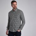 Mens Black Spacer Check L/s Shirt 46538 by Barbour International from Hurleys