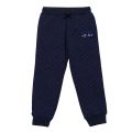 Boys Electric Blue Quilted Sweat Pants 91757 by Kenzo from Hurleys