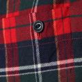 Mens Rich Red Castleford Check L/s Shirt 70984 by Barbour from Hurleys