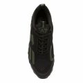 Mens Black/Green Hex Sole Trainers 76107 by EA7 from Hurleys