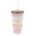 Womens Pink Tumbler With Straw 26282 by Ted Baker from Hurleys