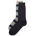 Lifestyle Mens Grey Marl Hexham 2 Pack Socks 12367 by Barbour from Hurleys