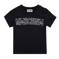 Boys Black Silver Toy S/s T Shirt 101269 by Moschino from Hurleys