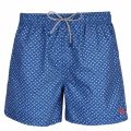Mens Bright Blue Suspect Print Swim Shorts 59904 by Ted Baker from Hurleys