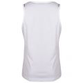 Mens White Big Logo Vest Top 23454 by BOSS from Hurleys