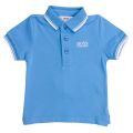 Boss Boys Blue S/s Polo Shirt 6867 by BOSS from Hurleys