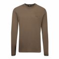 Athleisure Mens Khaki Togn Small Logo L/s T Shirt 45209 by BOSS from Hurleys